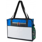 (BS236) POLY ZIPPERED TOTE BAG