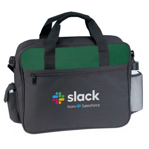 Deluxe Business Portfolio with Cell Phone Pocket and Bottle Holder (5081)