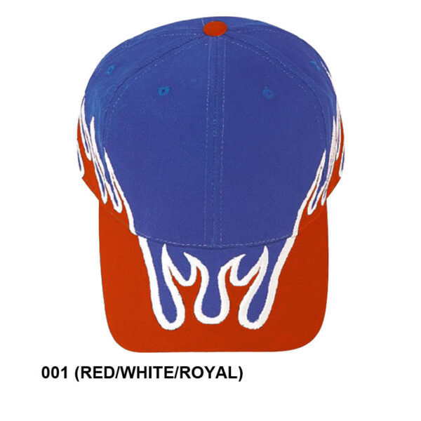 Pro Style (Constructed) Heavy Brushed Cotton Flare Cap (22013) - Image 3