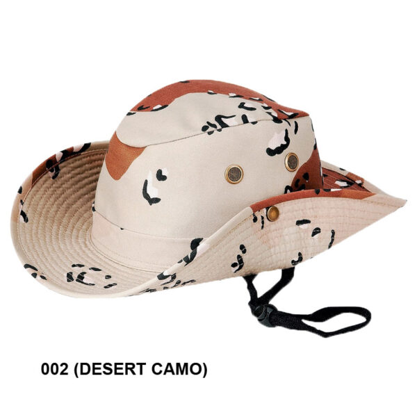 Hunting Camo Cotton Twill Safari Bucket Hat (23103)
