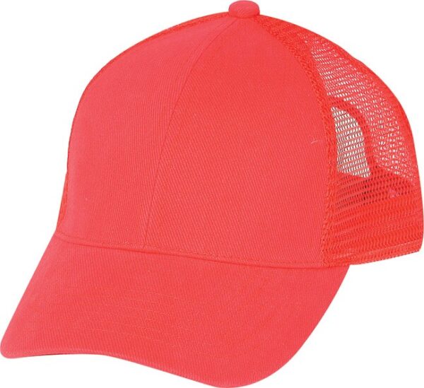 Low Crown (Constructed) 6 Panel Cotton Twill Mesh Cap (23208) - Image 3