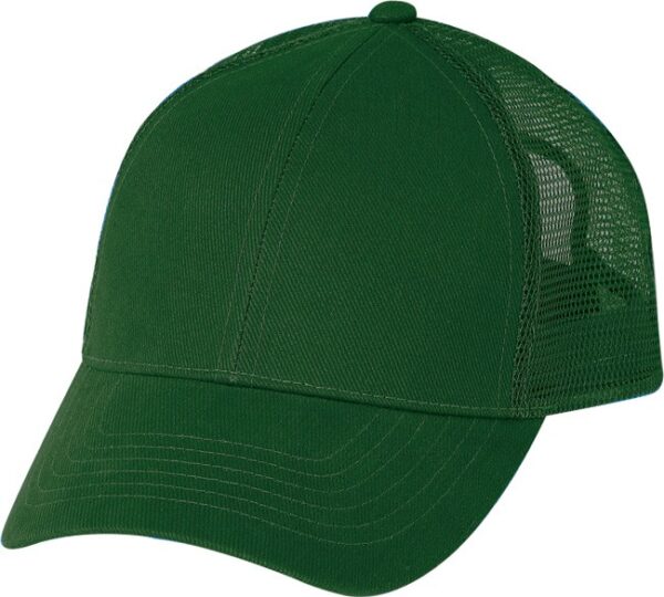 Low Crown (Constructed) 6 Panel Cotton Twill Mesh Cap (23208) - Image 7