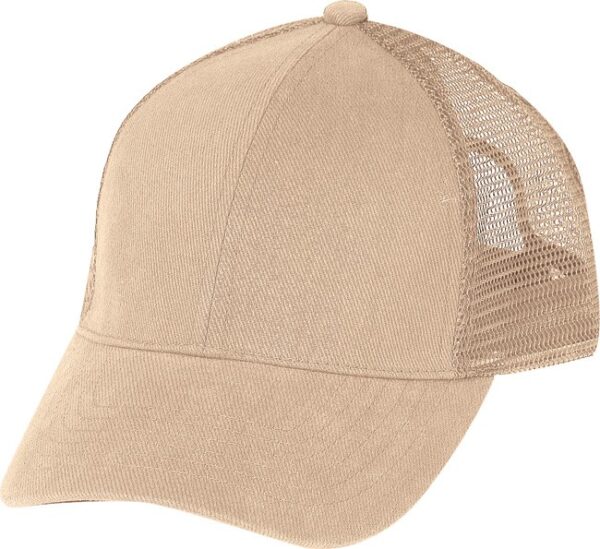 Low Crown (Constructed) 6 Panel Cotton Twill Mesh Cap (23208) - Image 9