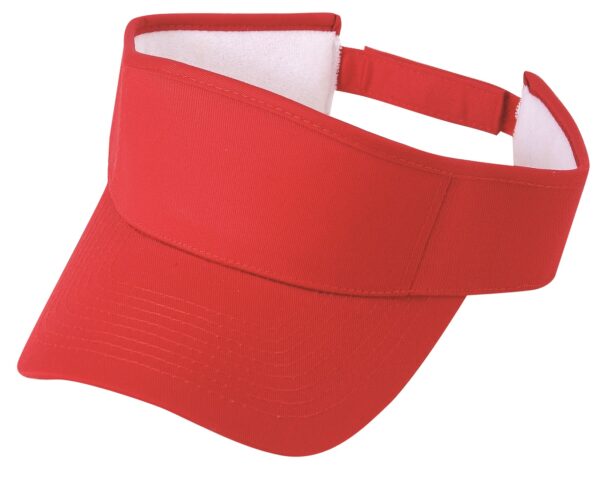 Pro Style Brushed Cotton Twill Visor (25303) - Image 2