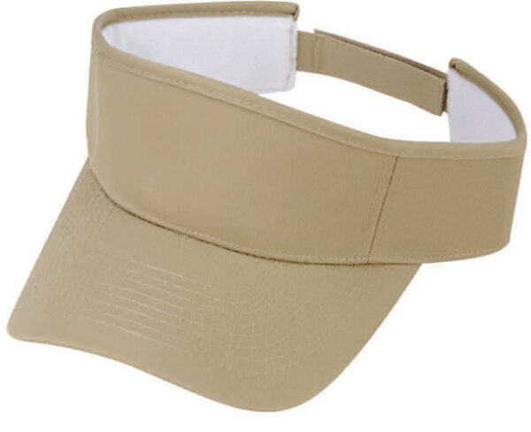 Pro Style Brushed Cotton Twill Visor (25303) - Image 6