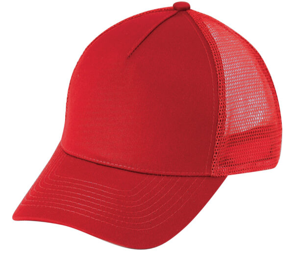 Low Crown (Constructed) 5 Panel Cotton Twill Mesh Cap (26105)