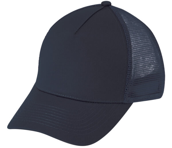 Low Crown (Constructed) 5 Panel Cotton Twill Mesh Cap (26105) - Image 2