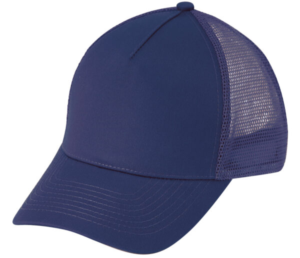 Low Crown (Constructed) 5 Panel Cotton Twill Mesh Cap (26105) - Image 3