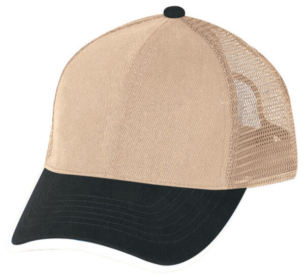 Low Crown (Constructed) 5 Panel Cotton Twill Mesh Cap (26105) - Image 8