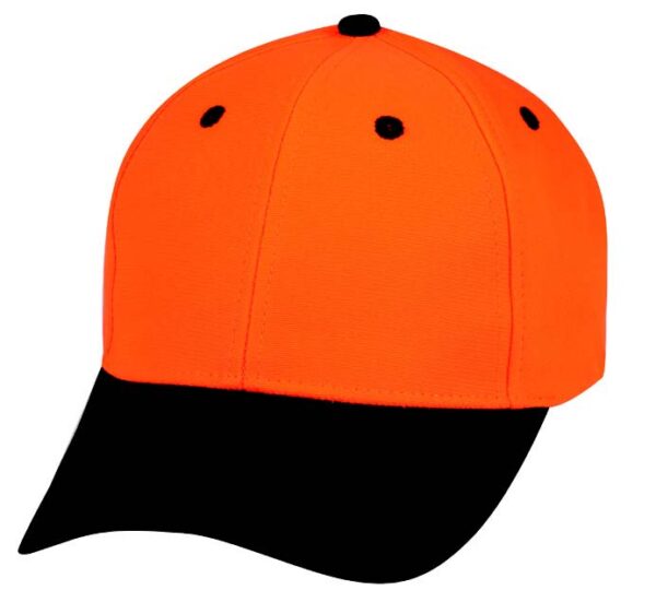 Flame Orange Cap w/ Black Bill (29109)