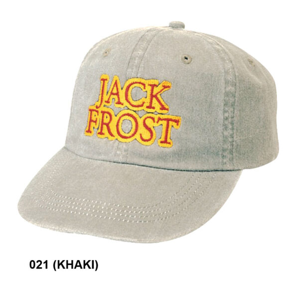 Low Crown (Unconstructed) Brushed & Cap Washed Cotton Twill Cap (97703) - Image 3