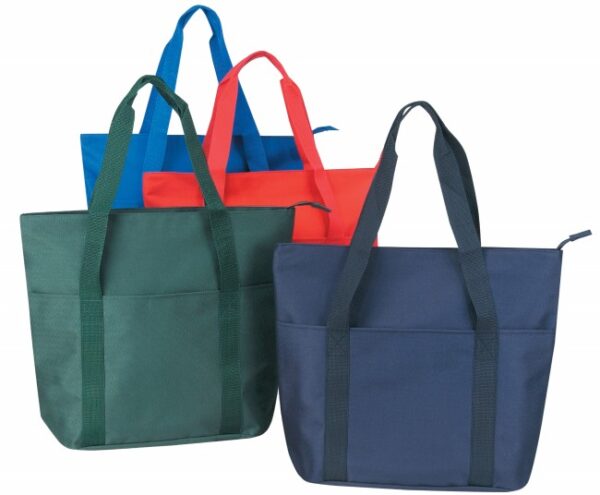 Poly Tote Bag with Zipper (BS163) - Image 2