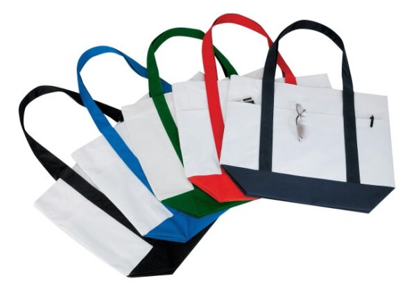 Poly Zippered Tote Bag (BS182) - Image 2