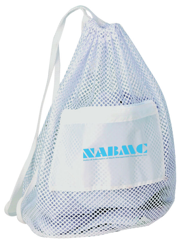Nylon Drawstring Mesh Tote Bag (BS187) - Image 3