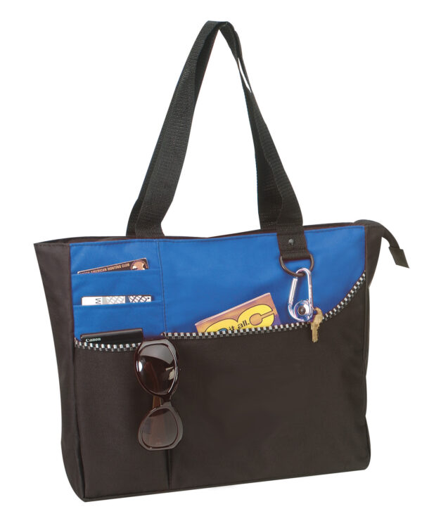Poly Tote Bag with Zipper (BS209) - Image 3