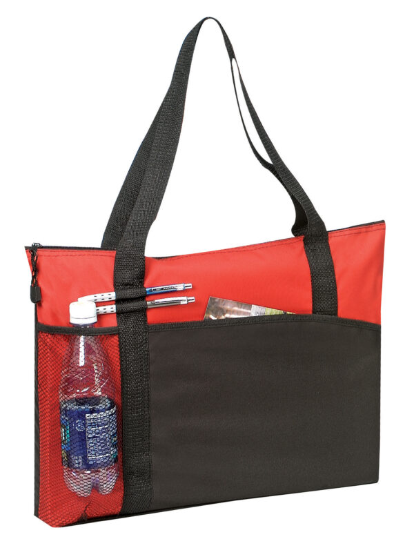 Poly Tote Bag with Zipper (BS214) - Image 3