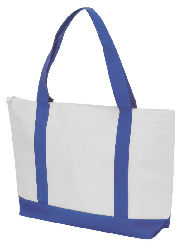 Poly Tote Bag with Zipper (BS217) - Image 2