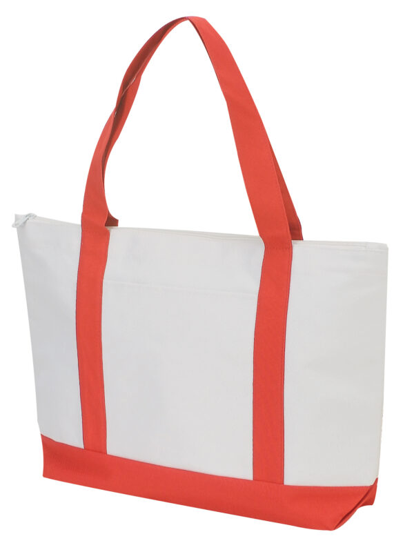 Poly Tote Bag with Zipper (BS217) - Image 3