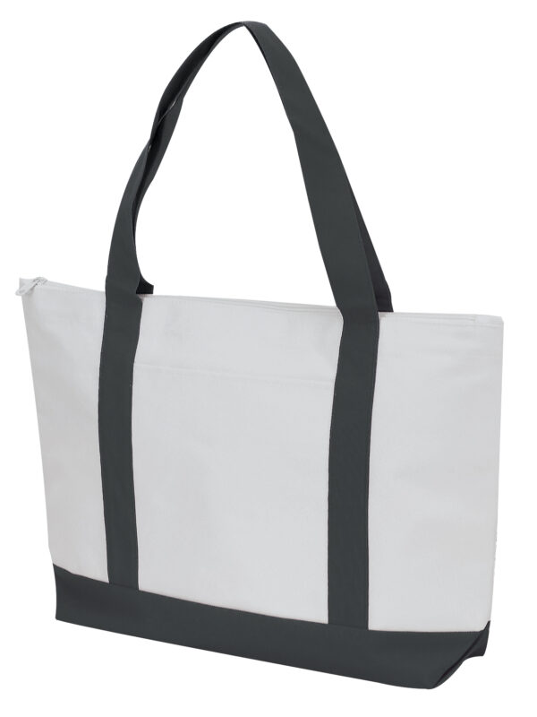 Poly Tote Bag with Zipper (BS217) - Image 4