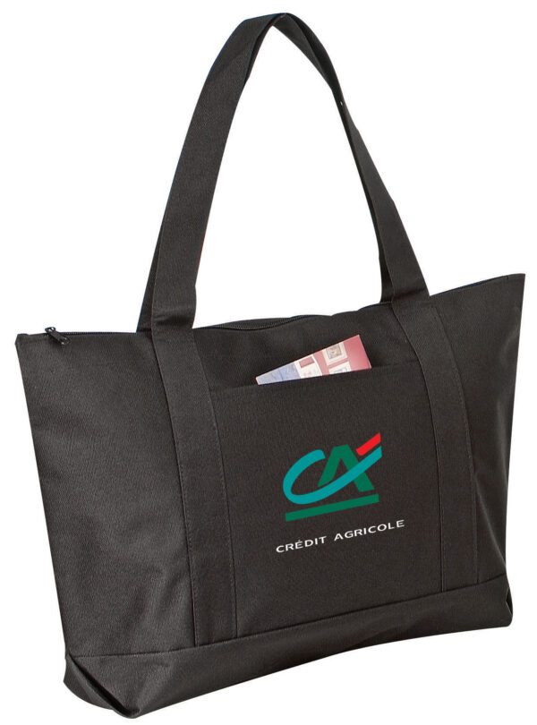 Poly Tote Bag with Zipper (BS217) - Image 5