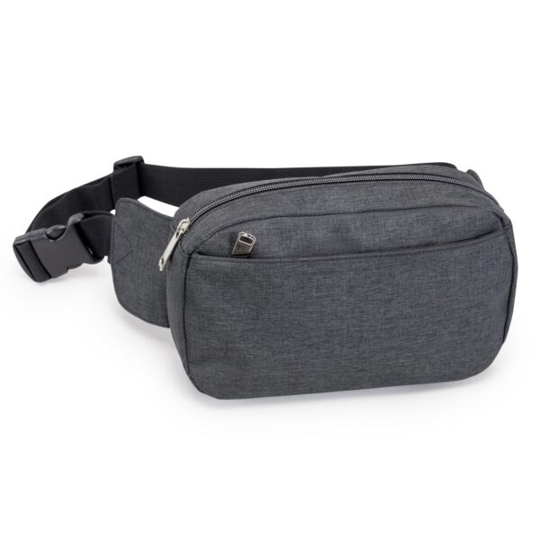 Heathered 3-Zipper Fanny Pack (HP1102)