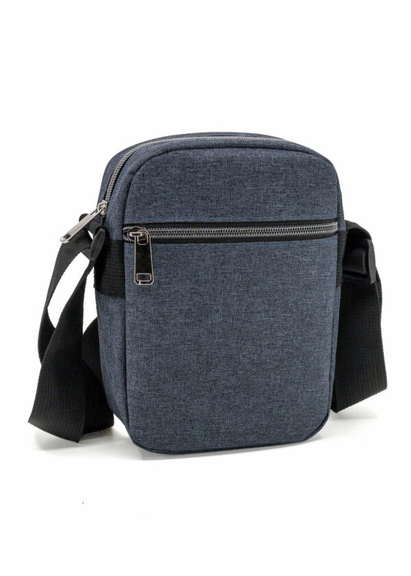 Heathered 2-Zipper Sling Bag (HP1135) - Image 5