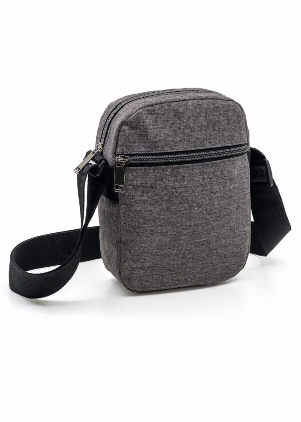 Heathered 2-Zipper Sling Bag (HP1135)