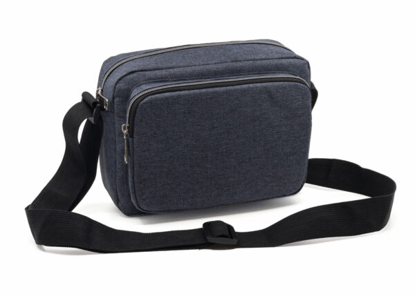 Heathered 3-Zipper Sling Bag (HP1139)