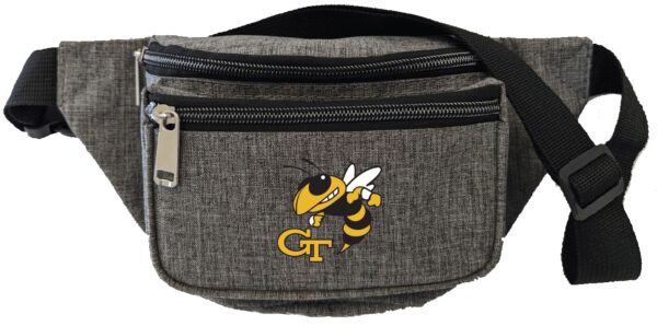 Heathered 3-Zipper Fanny Pack (HP1155)