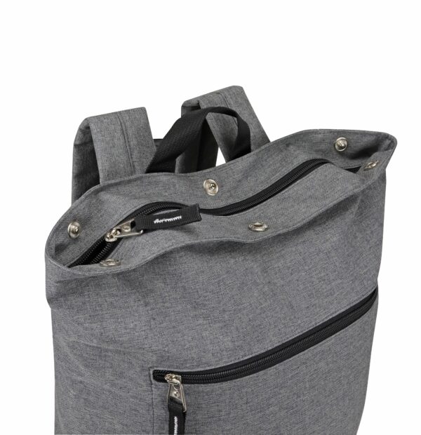Zippered Computer Backpack w/ Snap Closure (HP2209) - Image 4