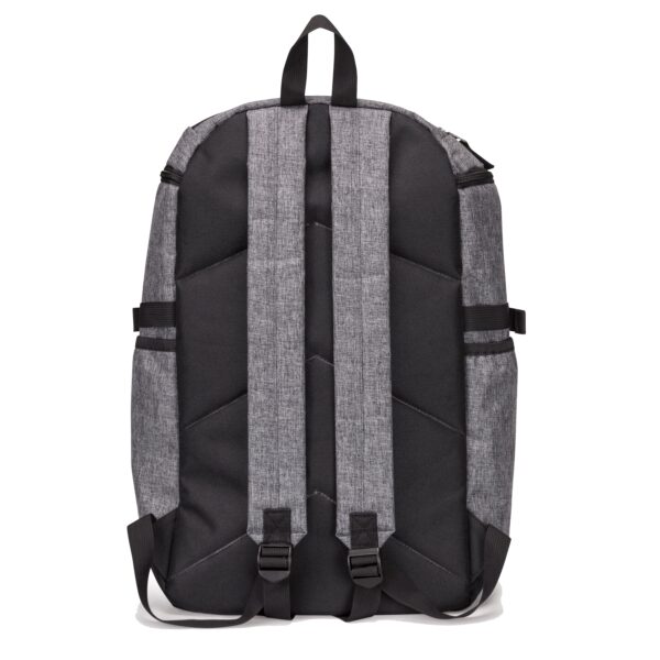 Heathered Computer Backpack w/ Padded Back Panel (HP2224) - Image 3