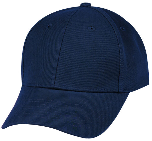 Low Crown (Constructed) Chino Brushed Cotton Twill Flexible Fit Cap (29309) - Image 3
