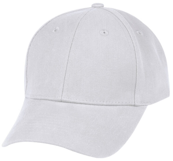 Low Crown (Constructed) Chino Brushed Cotton Twill Flexible Fit Cap (29309) - Image 5