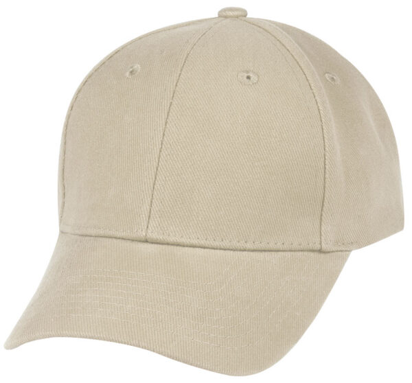 Low Crown (Constructed) Chino Brushed Cotton Twill Flexible Fit Cap (29309) - Image 7